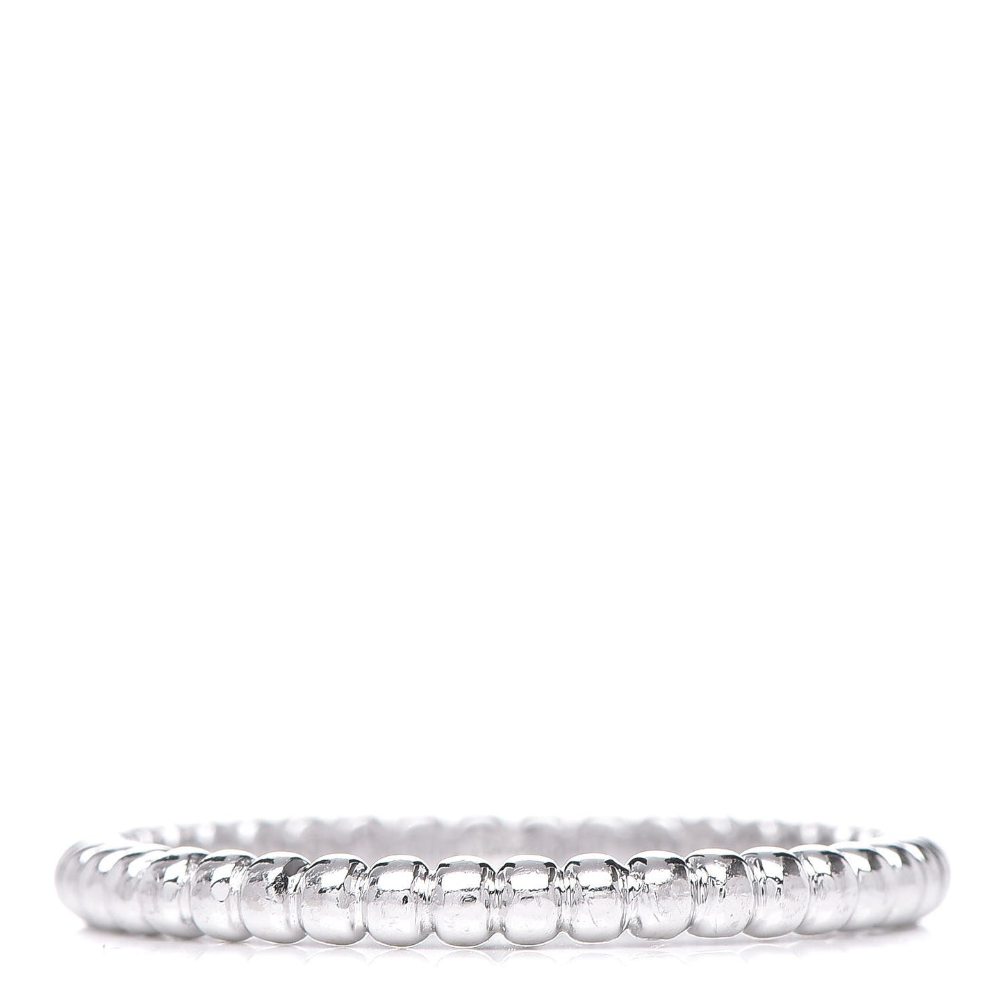 18K White Gold Small Perlee Ring 58 8.25