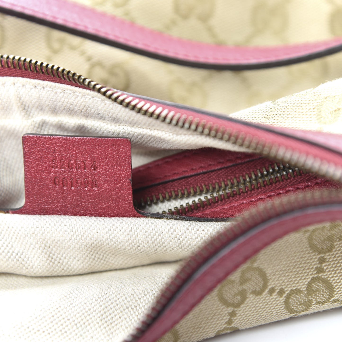 Monogram Small Miss GG Hobo Red