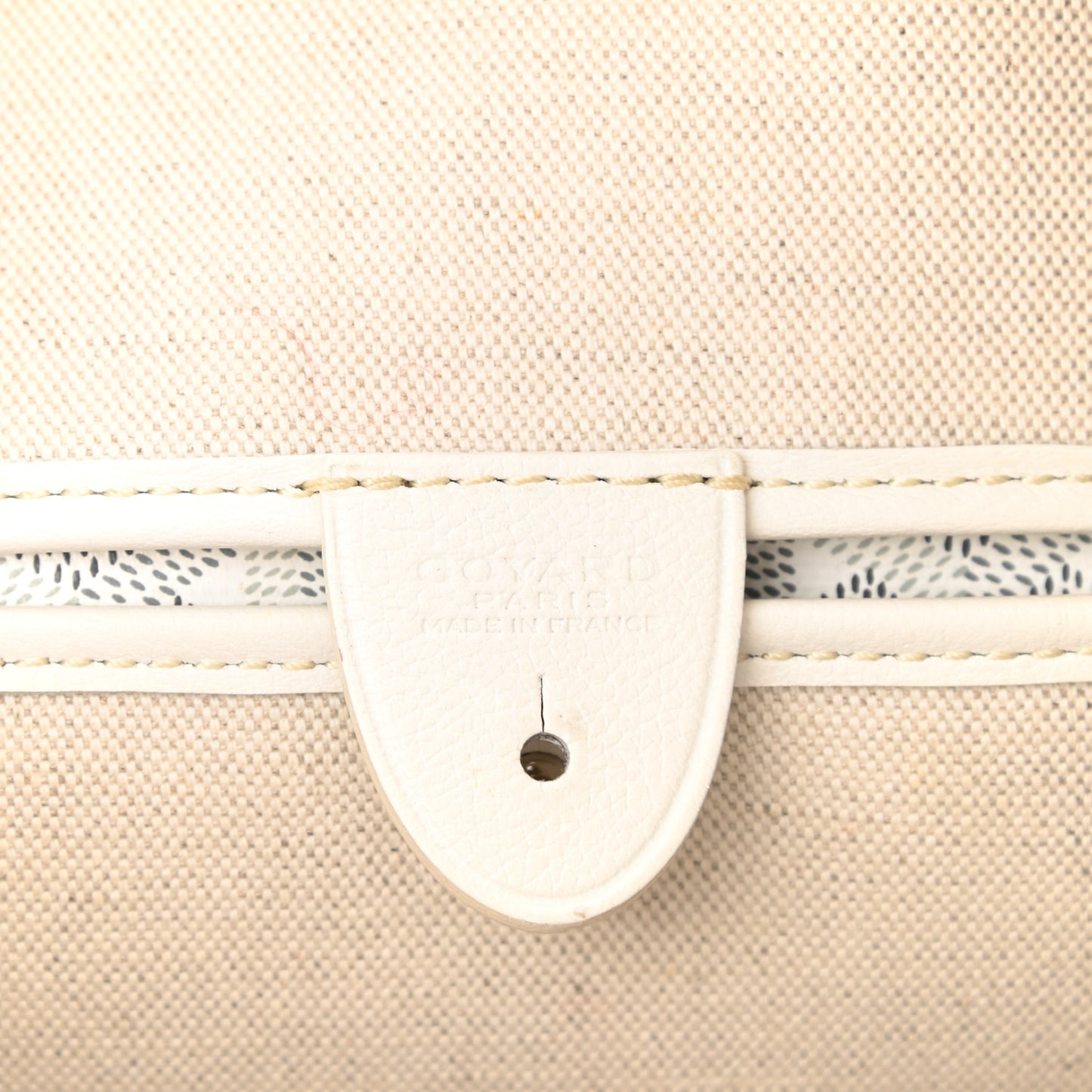 Goyardine Artois PM White
