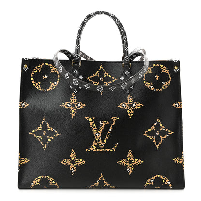 Louis Vuitton Monogram Giant Jungle Onthego GM Black 1 of 10