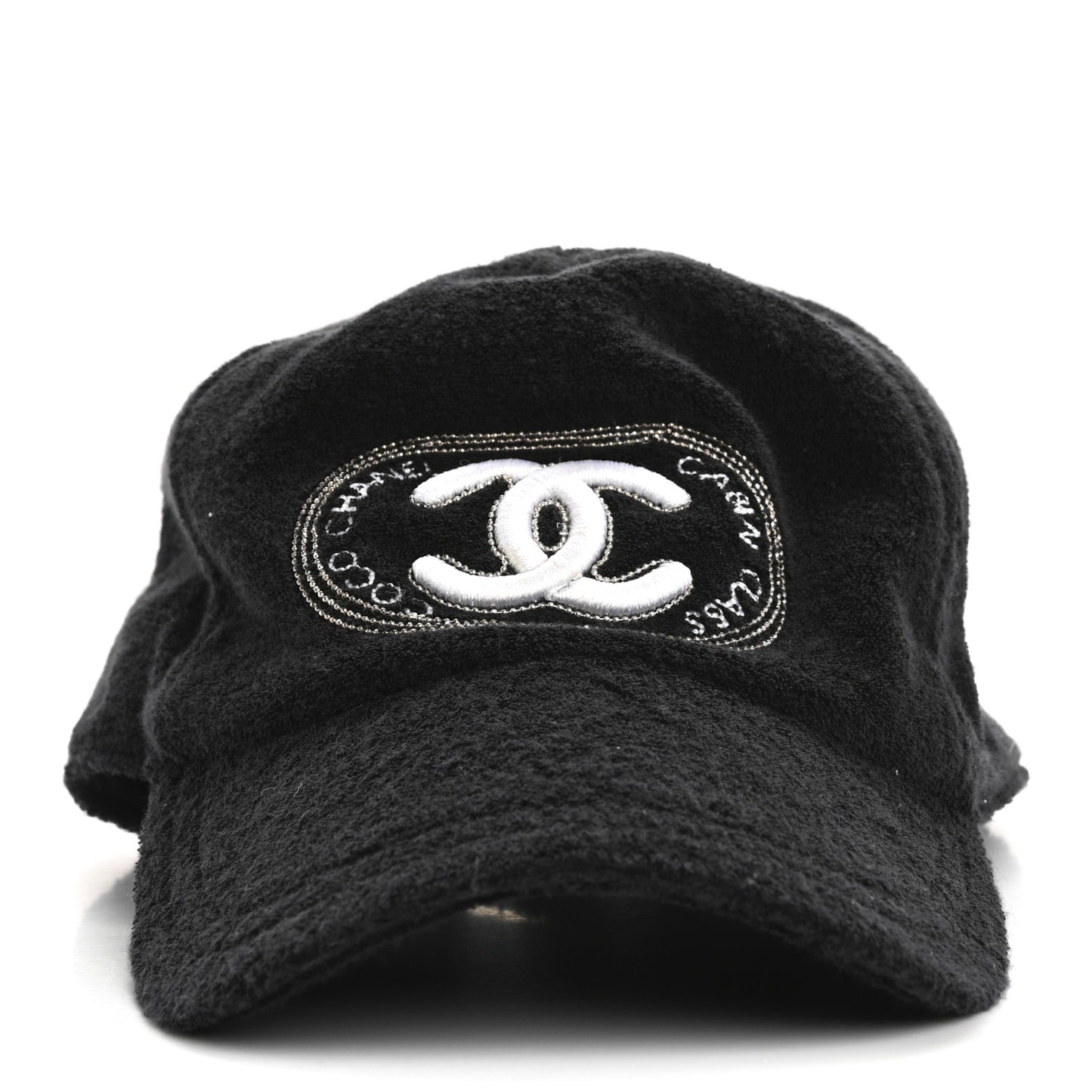 Terry Cotton CC Logo Hat Cap M Black
