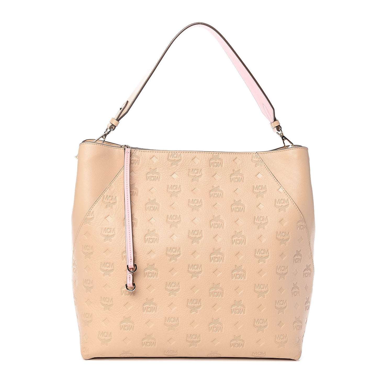 Calfskin Ottomar Monogram Large Klara Hobo New Beige