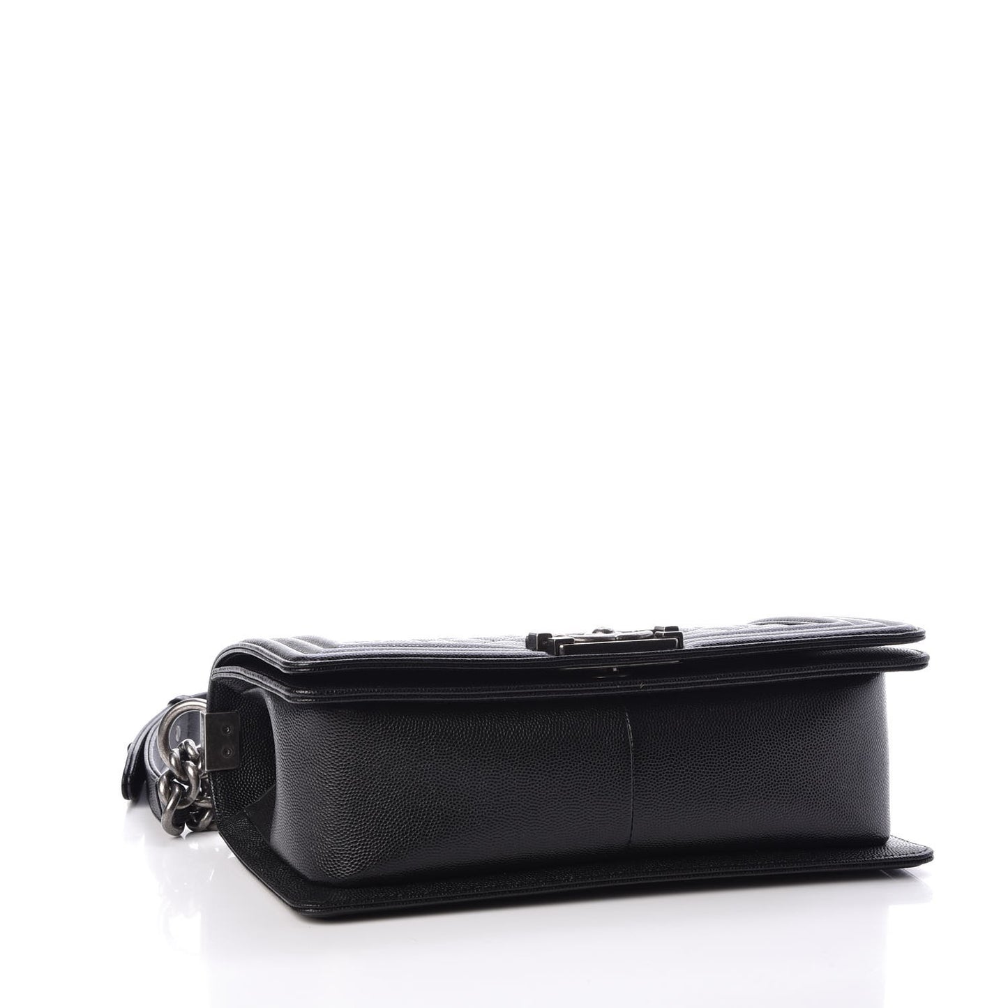 Caviar Quilted Medium Boy Flap Black