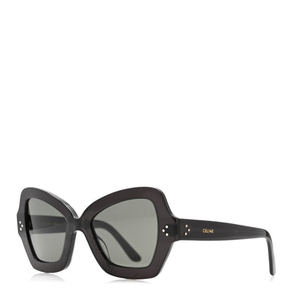 Celine Acetate Butterfly Sunglasses CL 40067I Black 1 of 7