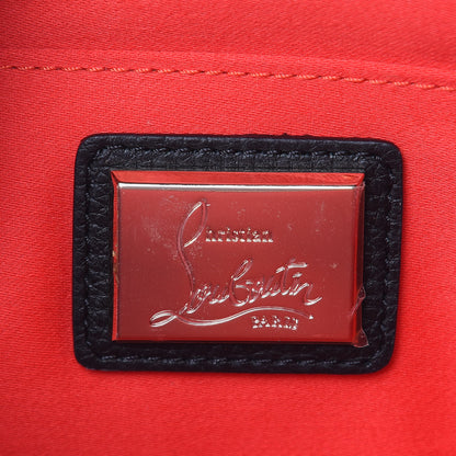 Christian Louboutin Calfskin Beaded Loubiclutch Star Clutch Black 6 of 7