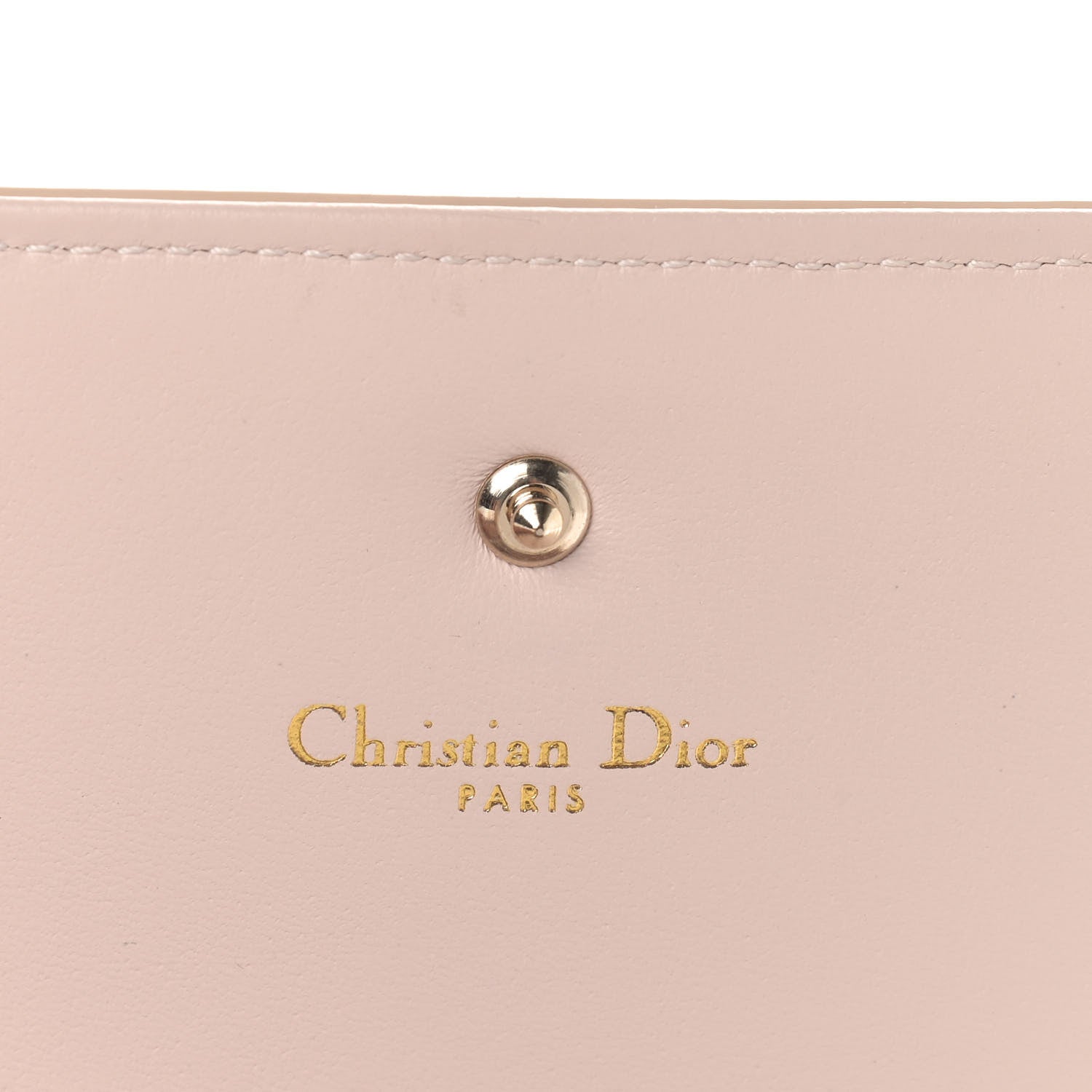 Christian Dior Patent Calfskin Diorama Croisiere Chain Wallet Beige 6 of 9