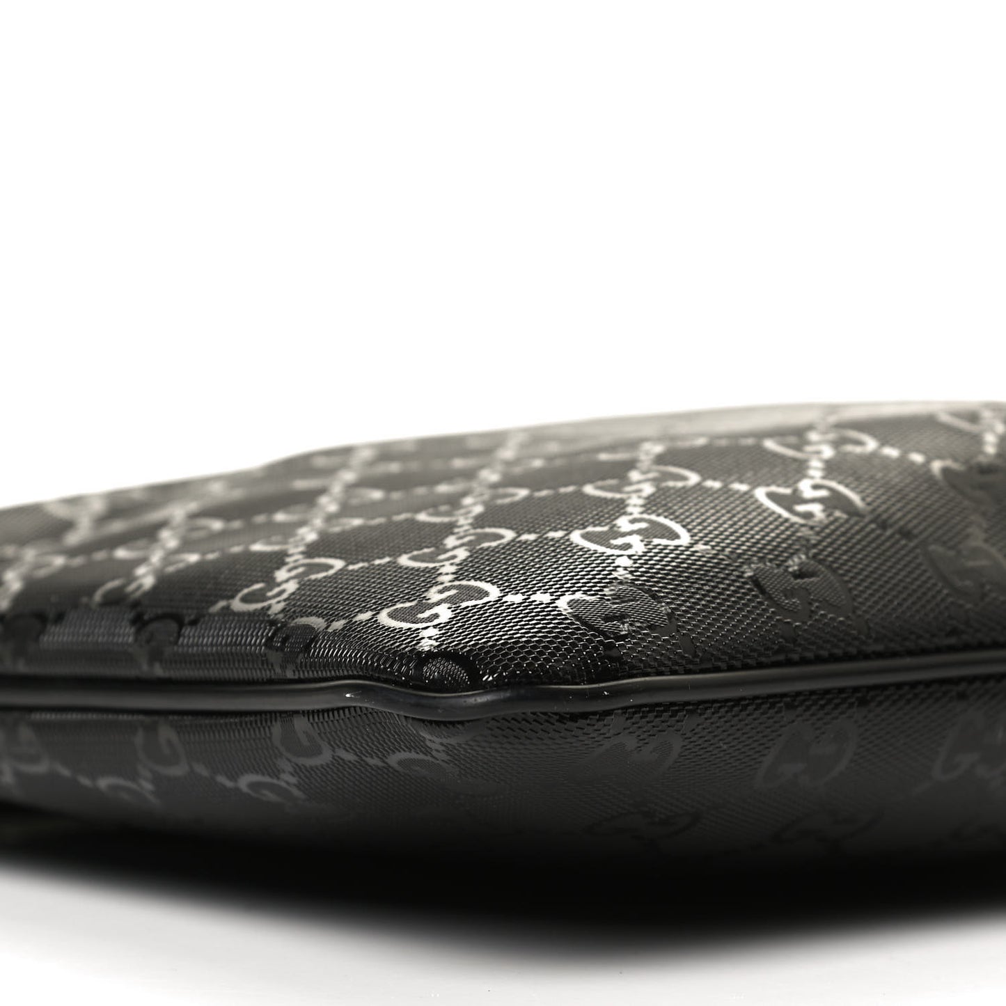 Imprime Monogram Small Flat Messenger Bag Black