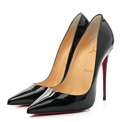 Christian Louboutin Patent So Kate 120 Pumps 38 Black 3 of 9