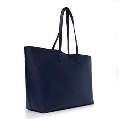 Saint Laurent Calfskin Large Shopping Tote Saphir 3 of 11