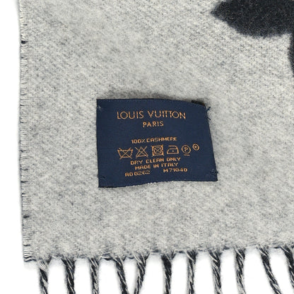 Louis Vuitton Cashmere Monogram Reykjavik Scarf Black 3 of 3