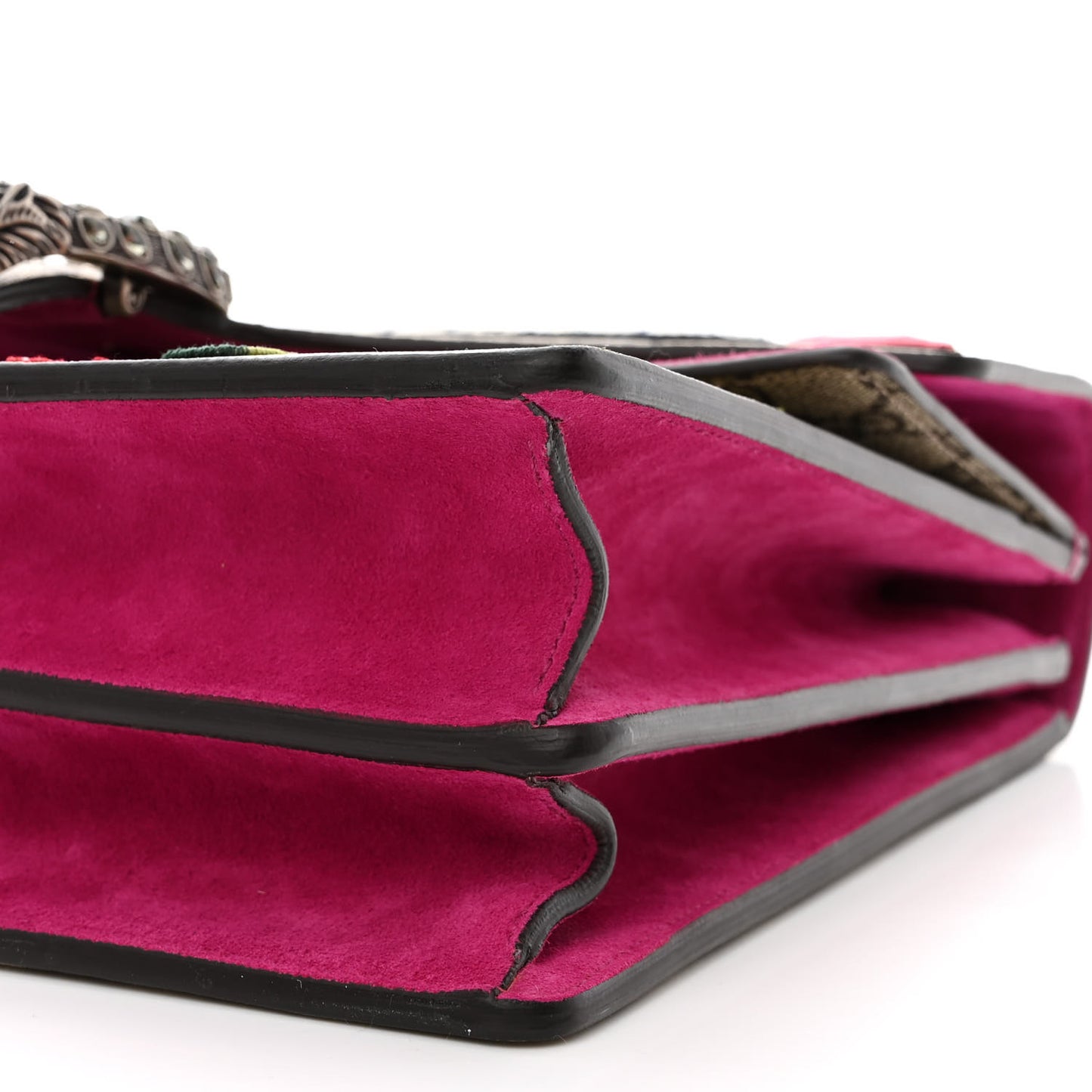 GG Supreme Monogram L'Aveugle Par Amour Embroidered Medium Dionysus Shoulder Bag Multicolor