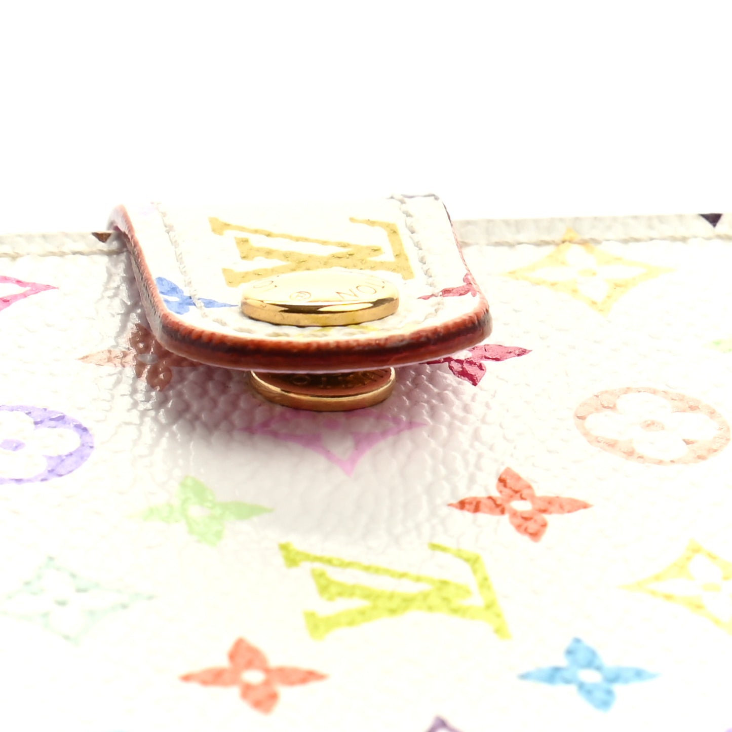 Monogram Multicolor Small Ring Agenda Cover White Litchi