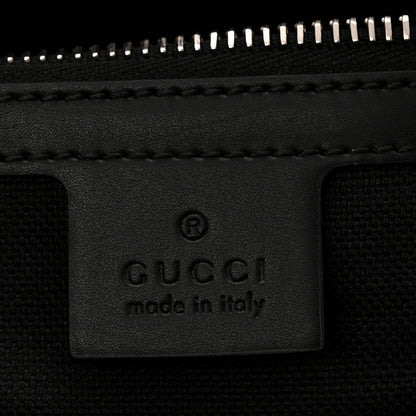 Gucci GG Supreme Monogram Appia Calfskin Web Briefcase Black 6 of 10