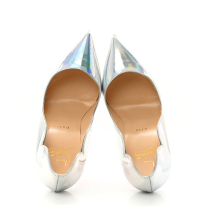 Christian Louboutin Specchio Laser Hot Chick 100 Pumps 37.5 Silver 2 of 11