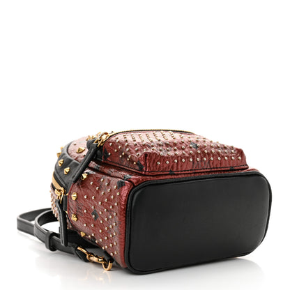 MCM Metallic Visetos Studded X-Mini Bebe Boo Backpack Scooter 4 of 10