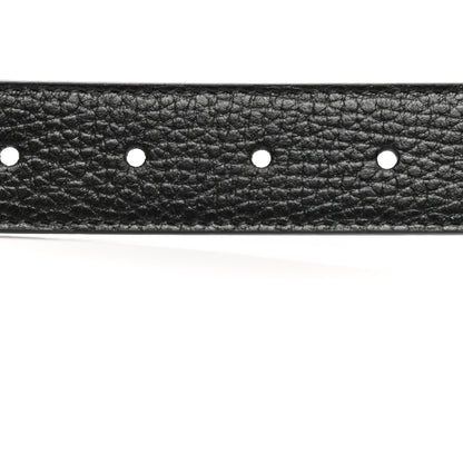 Gucci Dollar Calfskin Double G Reversible 30mm Belt 85 34 Black New Acero 3 of 6