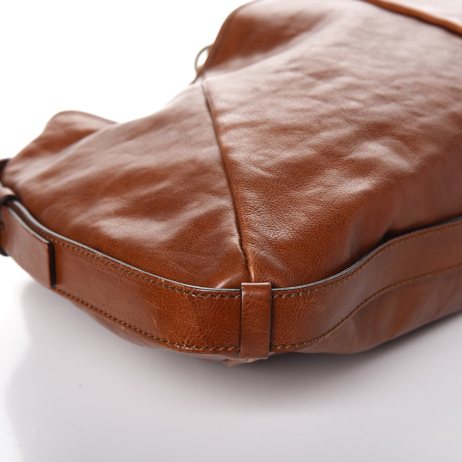 Saint Laurent Buffalo Large Mombasa Horn Hobo Brown 15 of 16