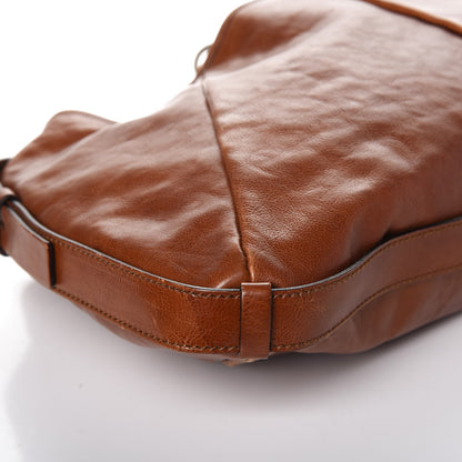 Saint Laurent Buffalo Large Mombasa Horn Hobo Brown 15 of 16