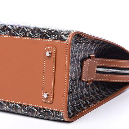Goyard Goyardine Marquises Tote Black Gold 9 of 10