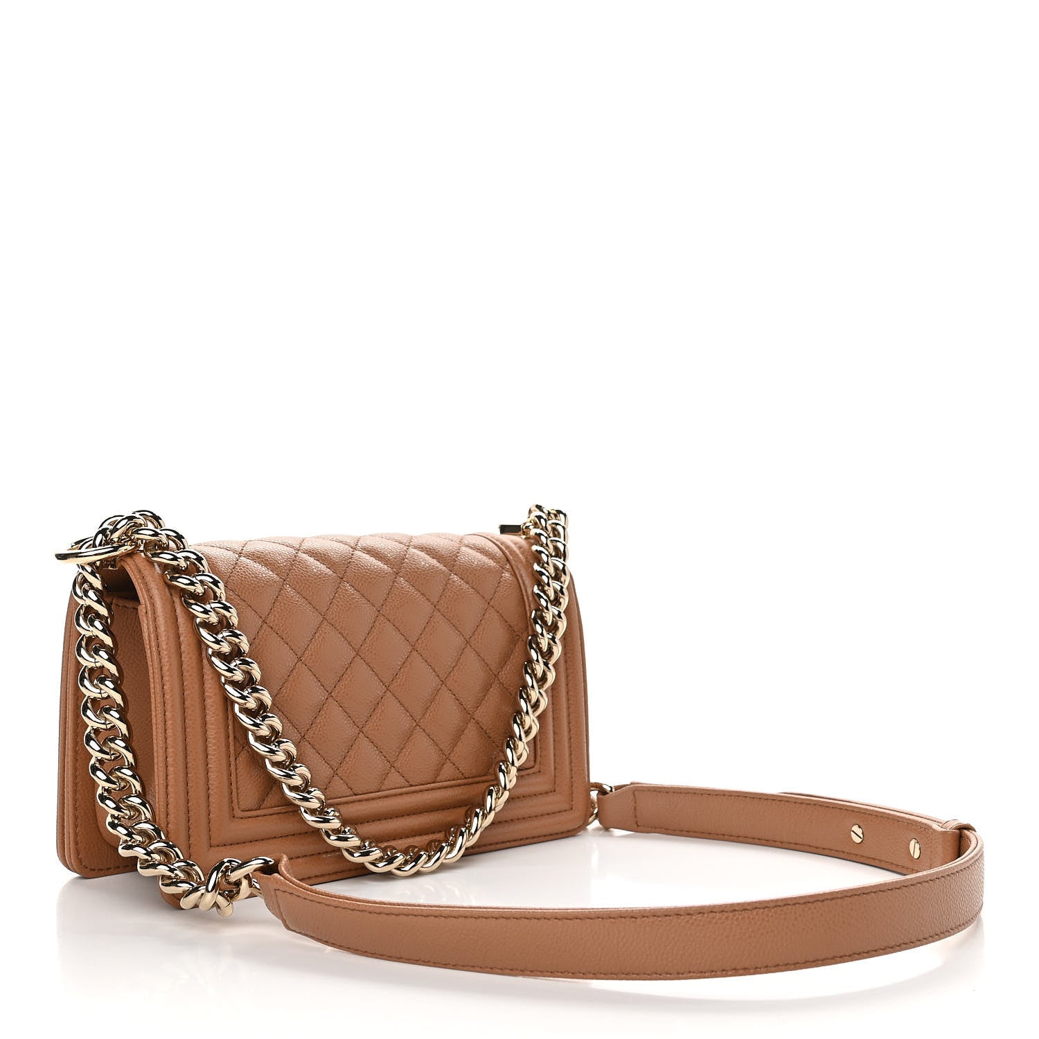 Chanel Caviar Quilted Small Boy Flap Brown 3 of 11