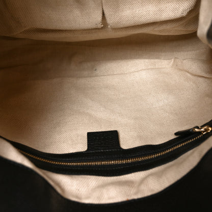 Gucci Pebbled Calfskin Medium Soho Chain Shoulder Bag Black 5 of 10