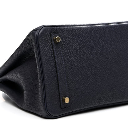 Hermes Togo Birkin 30 Bleu Nuit 9 of 12