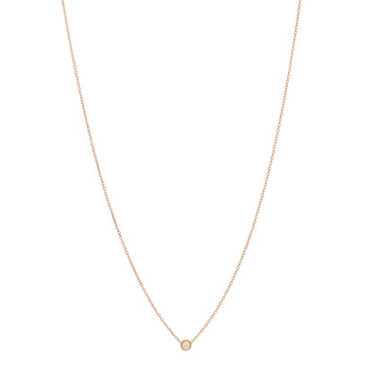 Cartier 18K Pink Gold Diamond XS D'Amour Pendant Necklace 1 of 4
