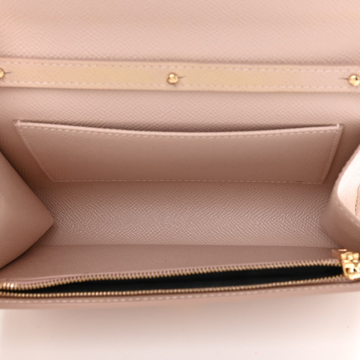 Dauphine Crystal Wallet On Chain Light Pink