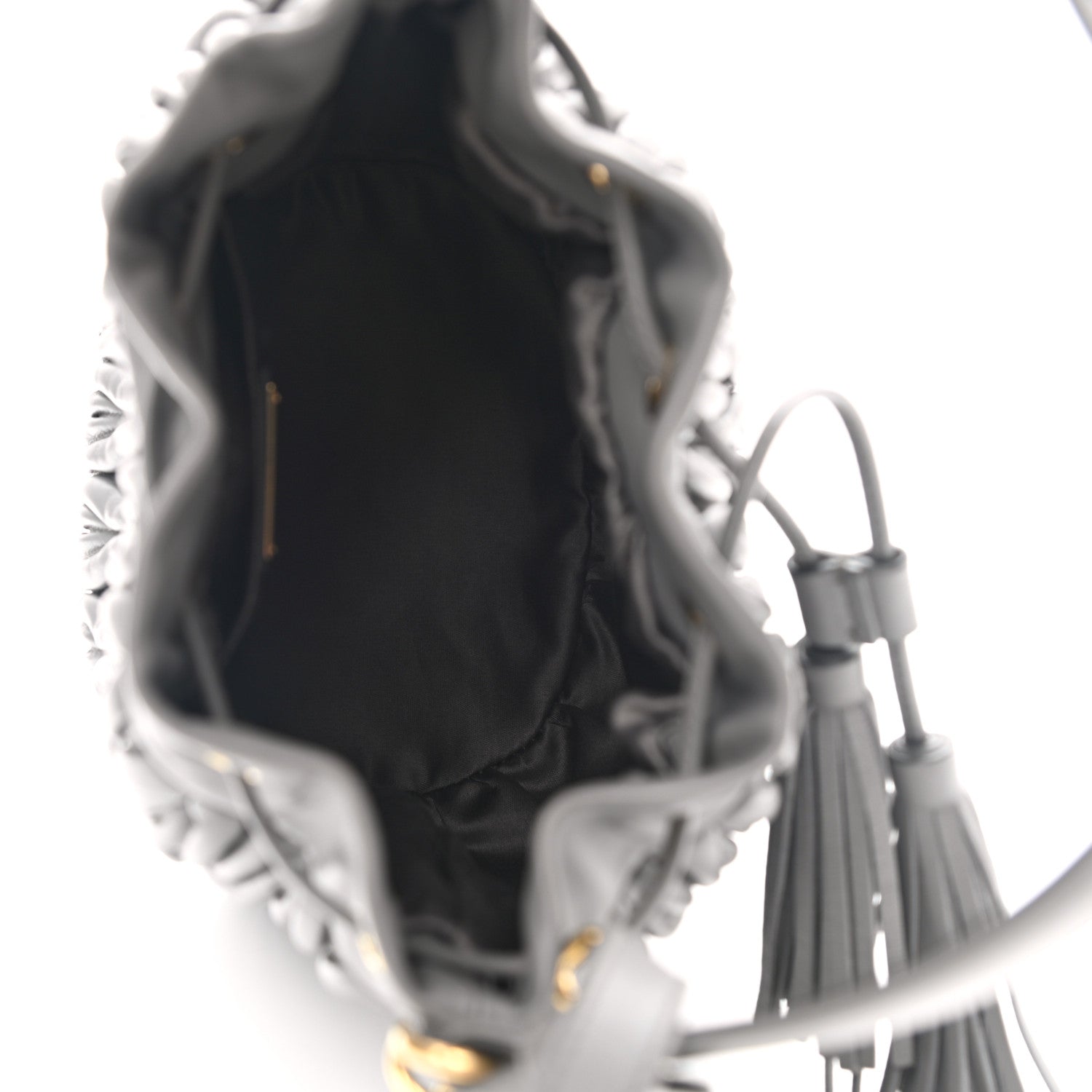 Miu Miu Nappa Matelasse Small Bucket Bag Marmo 4 of 5