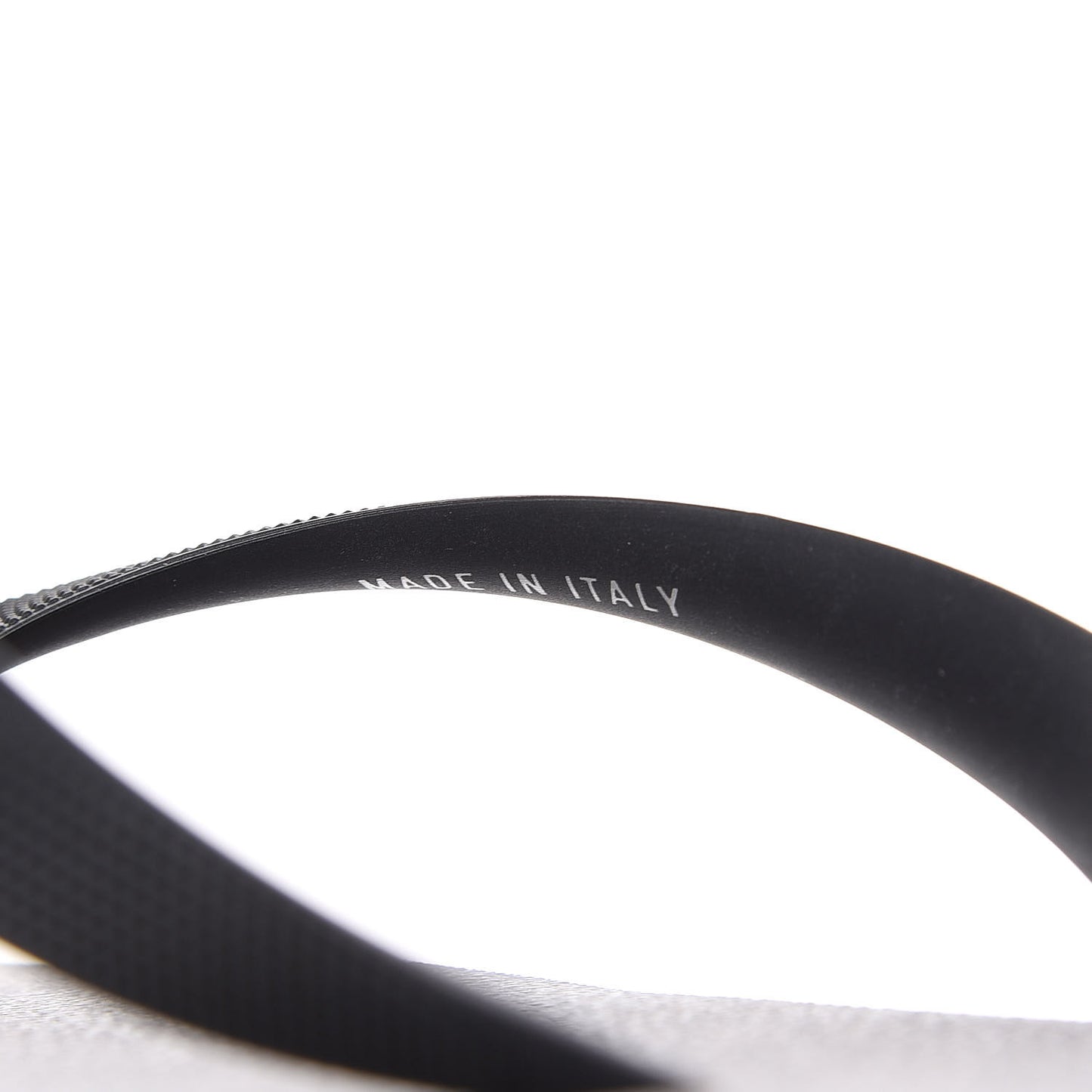 Rubber Monogram Mens Molitor Thong Sandals 8 Black