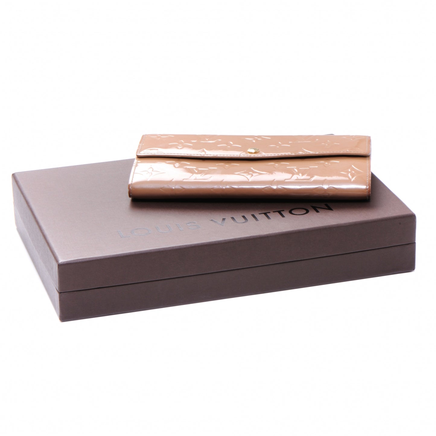 Vernis Sarah Wallet Noisette