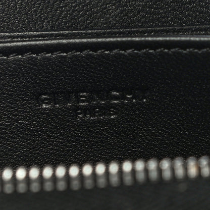 Givenchy Calfskin Logo Print Mini Zip Wallet Black 6 of 11