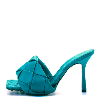 Bottega Veneta Nappa Maxi Intrecciato Lido Mule Sandals 37.5 Blaster 1 of 11