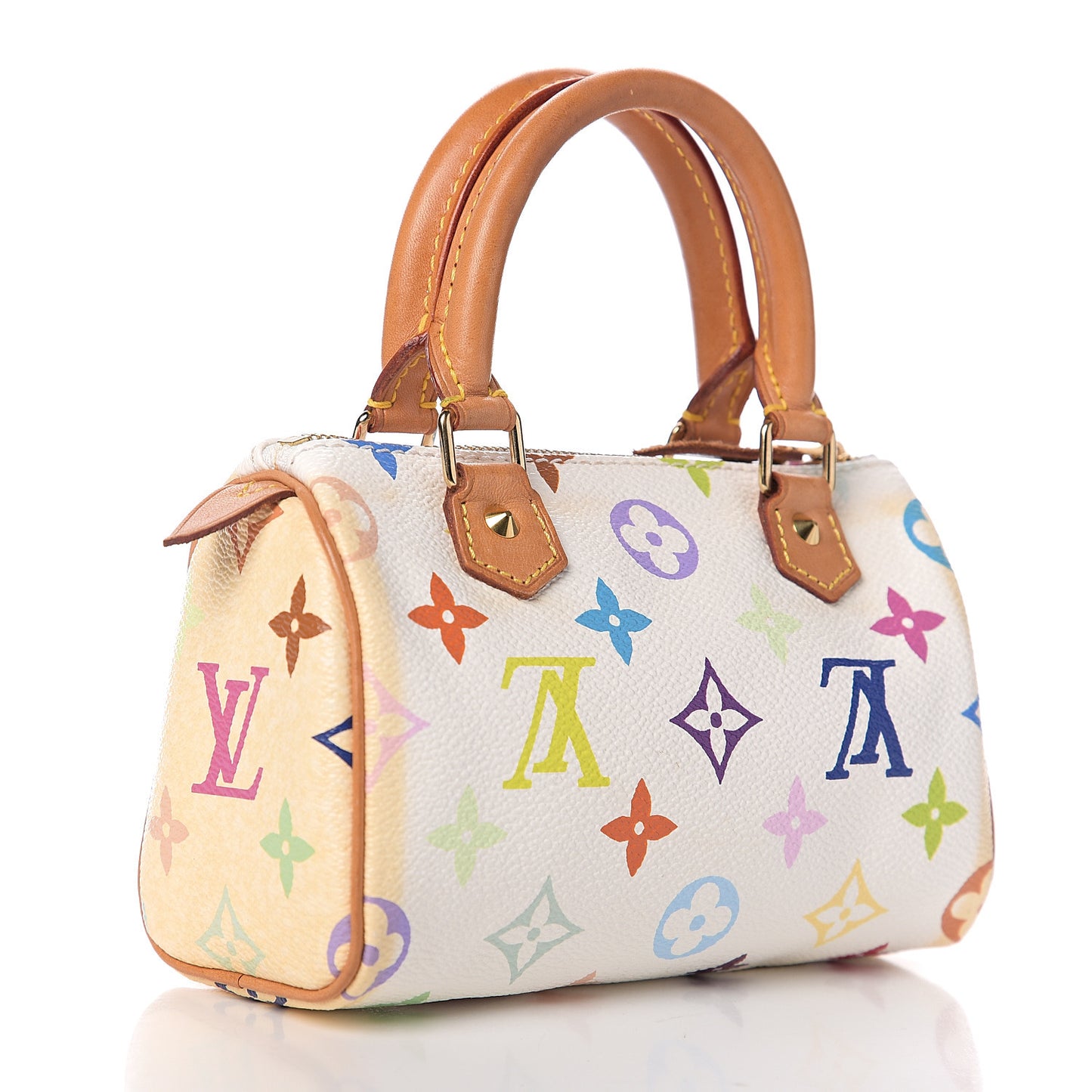 Monogram Multicolor Mini Sac HL Speedy White