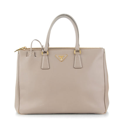 Prada Saffiano Large Galleria Double Zip Tote Argilla 1 of 12