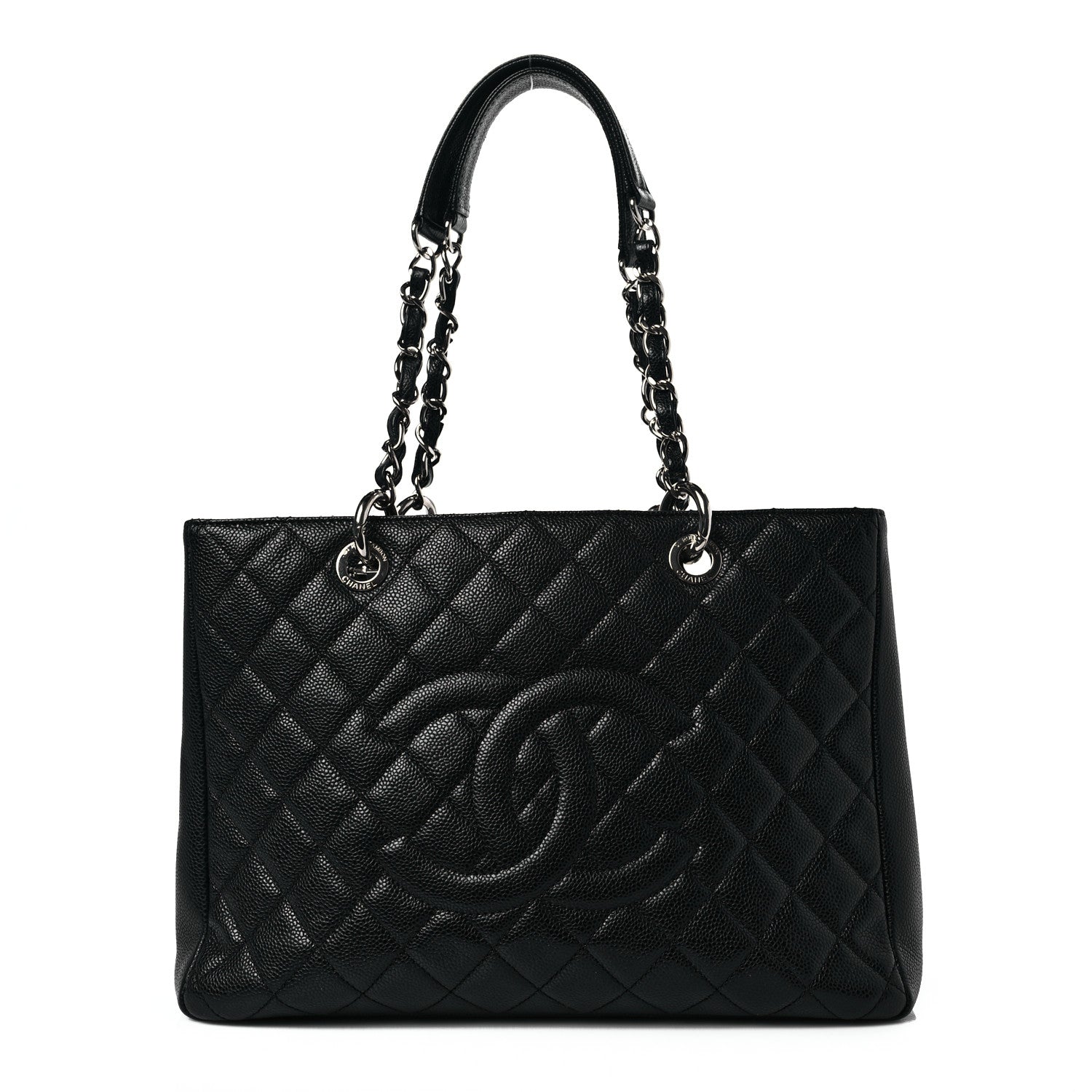Chanel Caviar Quilted Grand Shopping Tote GST Black 1 of 8