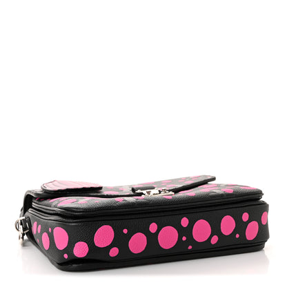 Louis Vuitton LV x YK Empreinte Monogram Giant Pochette Metis Black Fuchsia 4 of 9