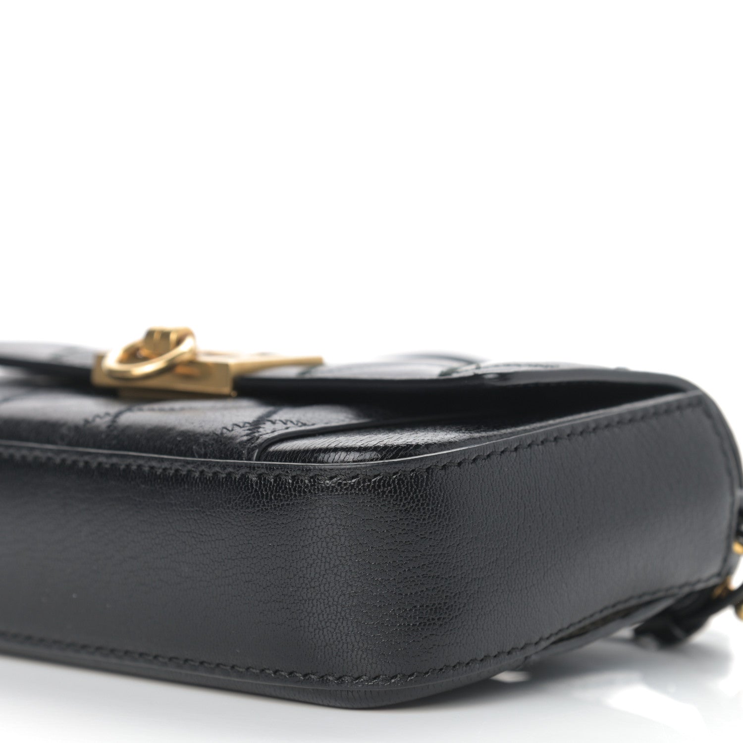Givenchy Goatskin Quilted GV3 Mini Pocket Convertible Bag Black 8 of 8