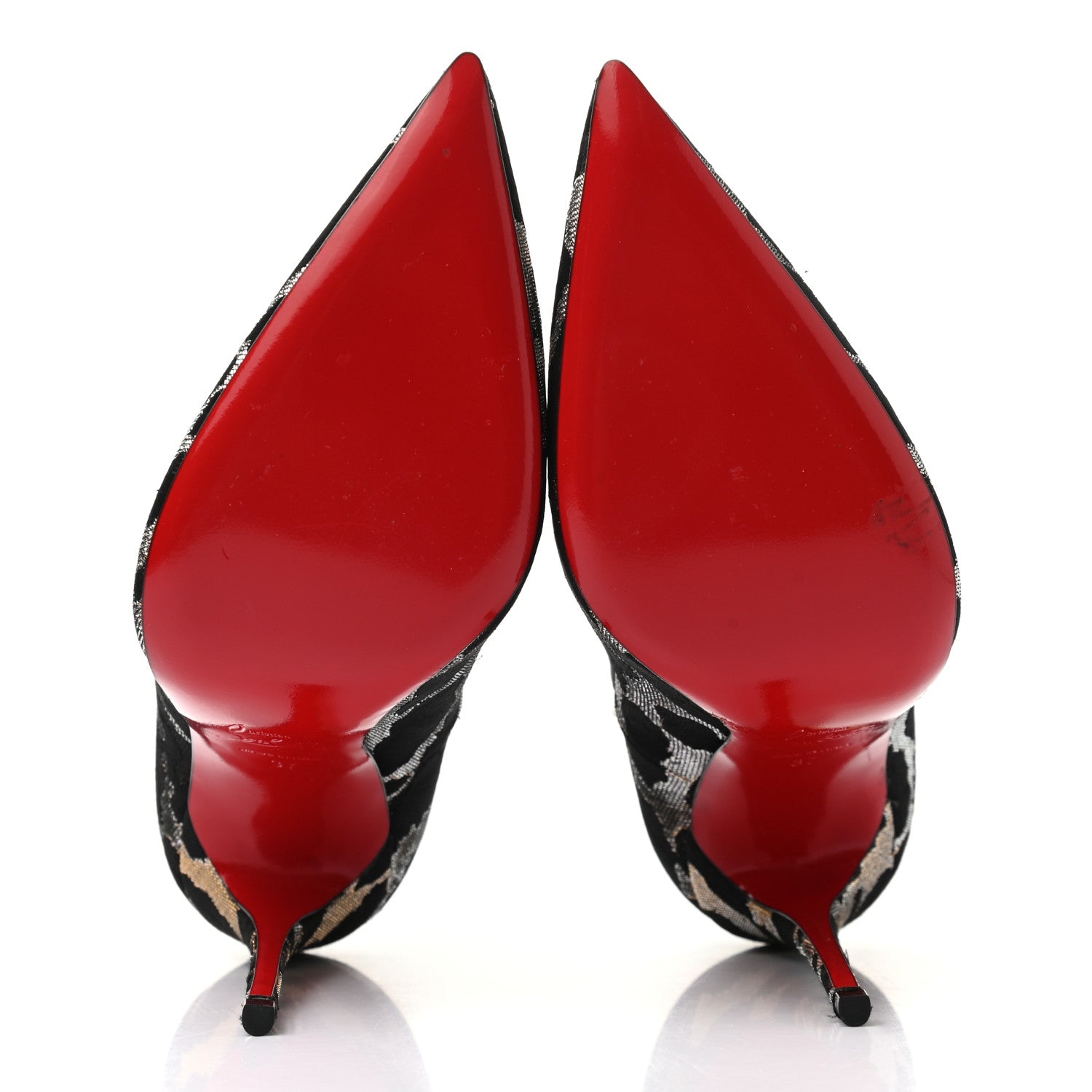Christian Louboutin Leopard Lame Pigalle 120 Pumps 37 6 of 9