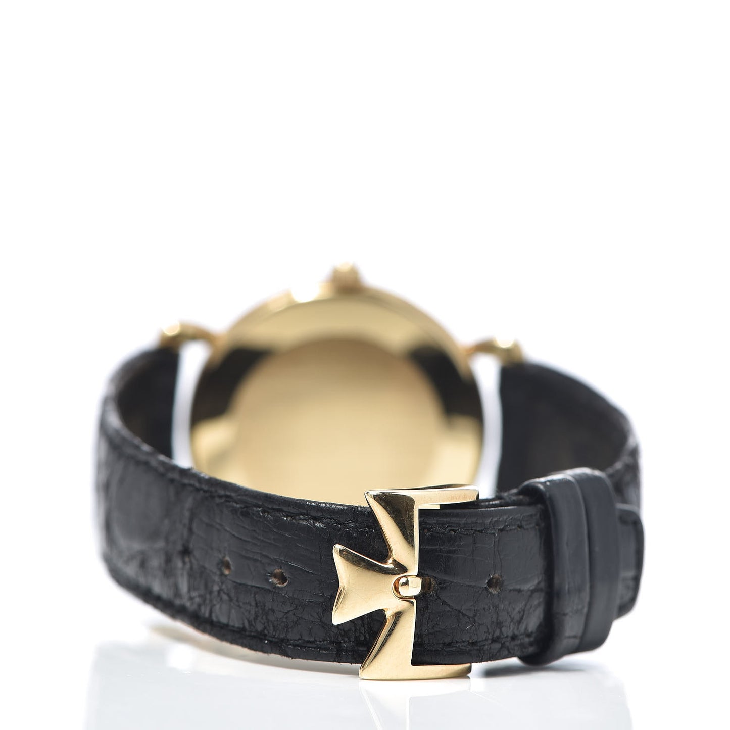 18K Yellow Gold Alligator 31.5mm Historiques Manual Winding Watch Gold