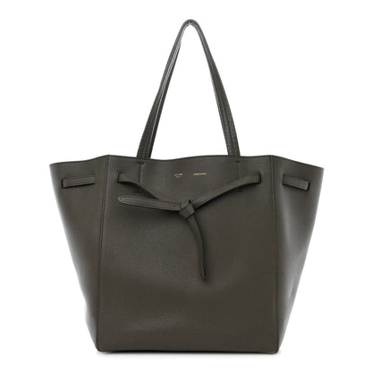 Celine Soft Grained Calfskin Small Belt Cabas Phantom Taupe 1 of 17