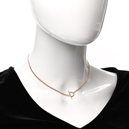 Hermes 18K Rose Gold PM Echappee Necklace SH 2 of 5