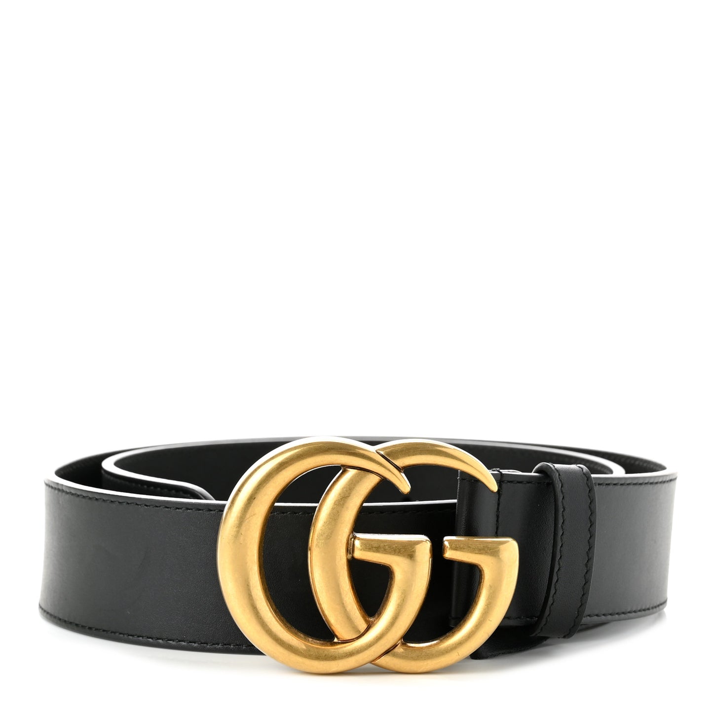 Calfskin Double G 40mm Belt 80 32 Black