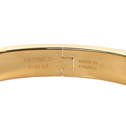 Hermes Enamel Mini Clic Chaine d'Ancre Bracelet PM Bleu Ciel 4 of 5