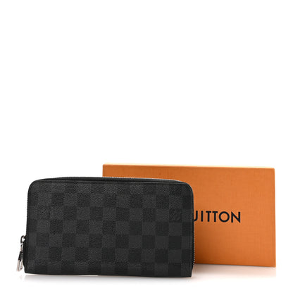 Louis Vuitton Damier Graphite Zippy Organizer Wallet 8 of 9