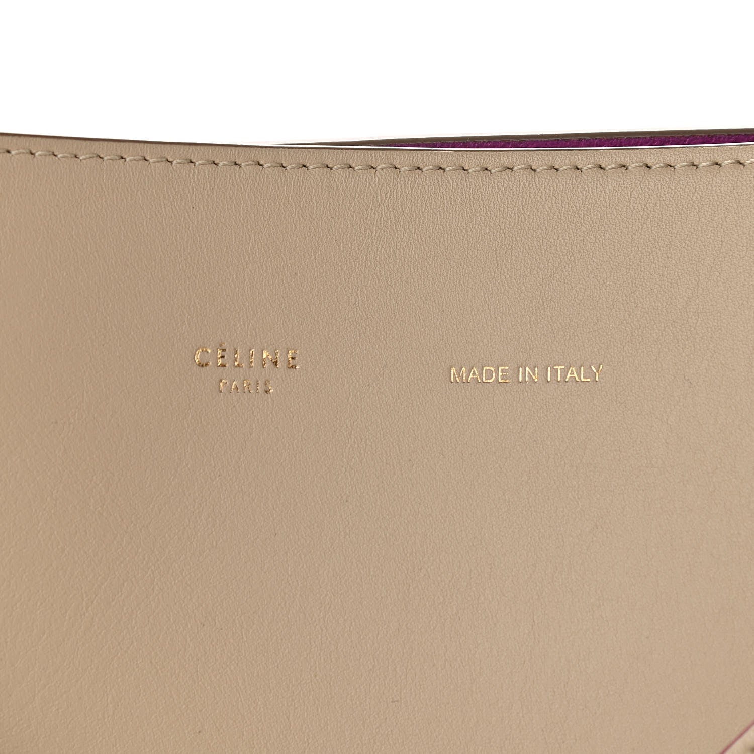 Celine Smooth Calfskin Small Belt Cabas Phantom Beige 6 of 9