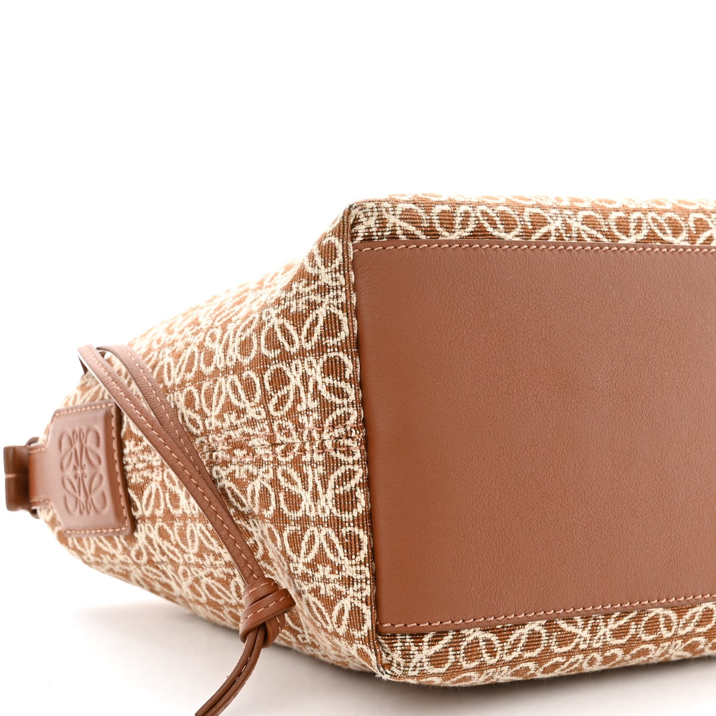 Jacquard Anagram Calfskin Small Cubi Bag Tan Pecan