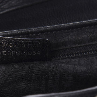 Christian Dior Calfskin Saddle Bag Black 7 of 16