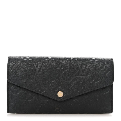 Louis Vuitton Empreinte Sarah Wallet NM Black 1 of 11