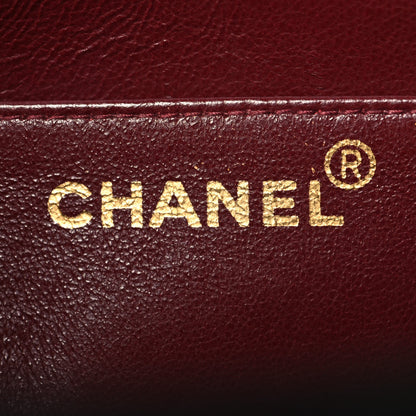 Chanel Lambskin Quilted XL Jumbo Single Flap Black 6 of 11